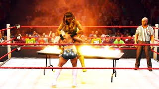 WWE TIFFANY STRATTON VS EVE TORRES DIVAS CHAMPIONSHIP FULL MATCH screenshot 4