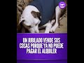 Un jubilado vende sus cosas porque ya no puede pagar el alquiler