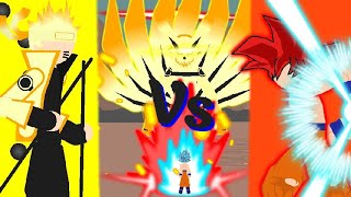 Goku vs naruto :Sticknodes animation!!