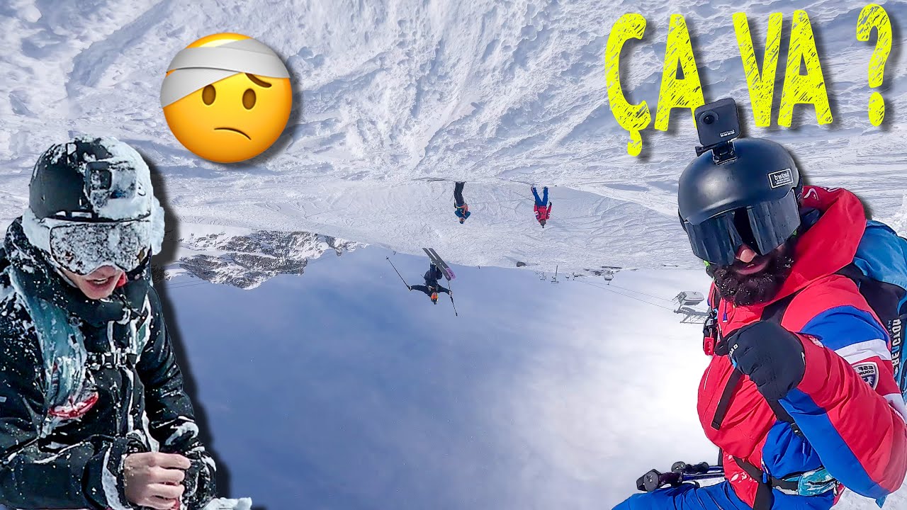 JE TENTE MON PREMIER DOUBLE BACKFLIP (aïe) -  Ski Vlog 44 ft Solan