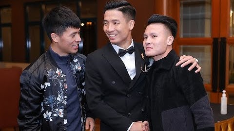 Xuân Trường, Quang Hải, Văn Thanh, Văn Toàn nhảy cực sung ở đám cưới Bùi Tiến Dũng-Khánh Linh