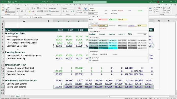 How to Use and Manage Cell Styles in Excel