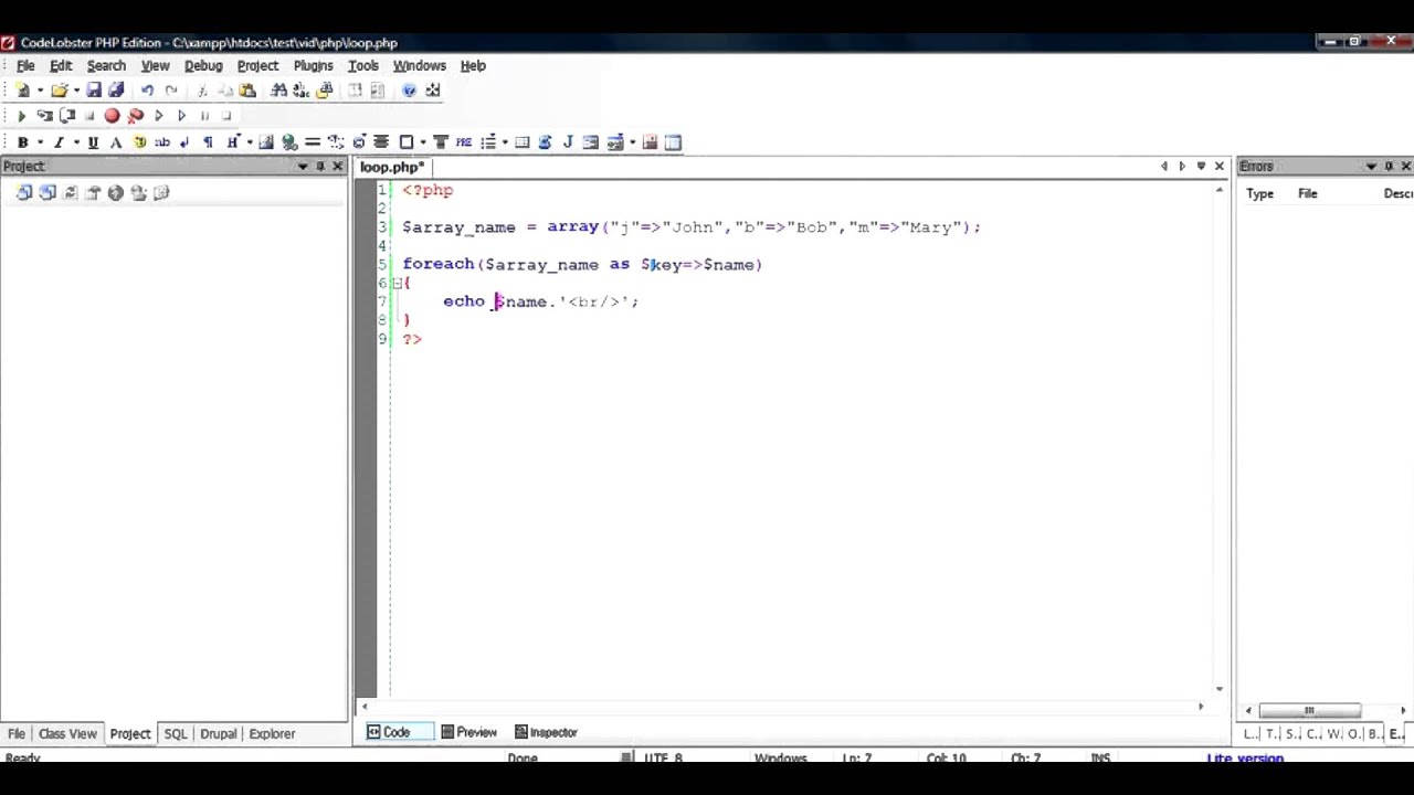 PHP Arrays #5: How to loop through an array? - YouTube