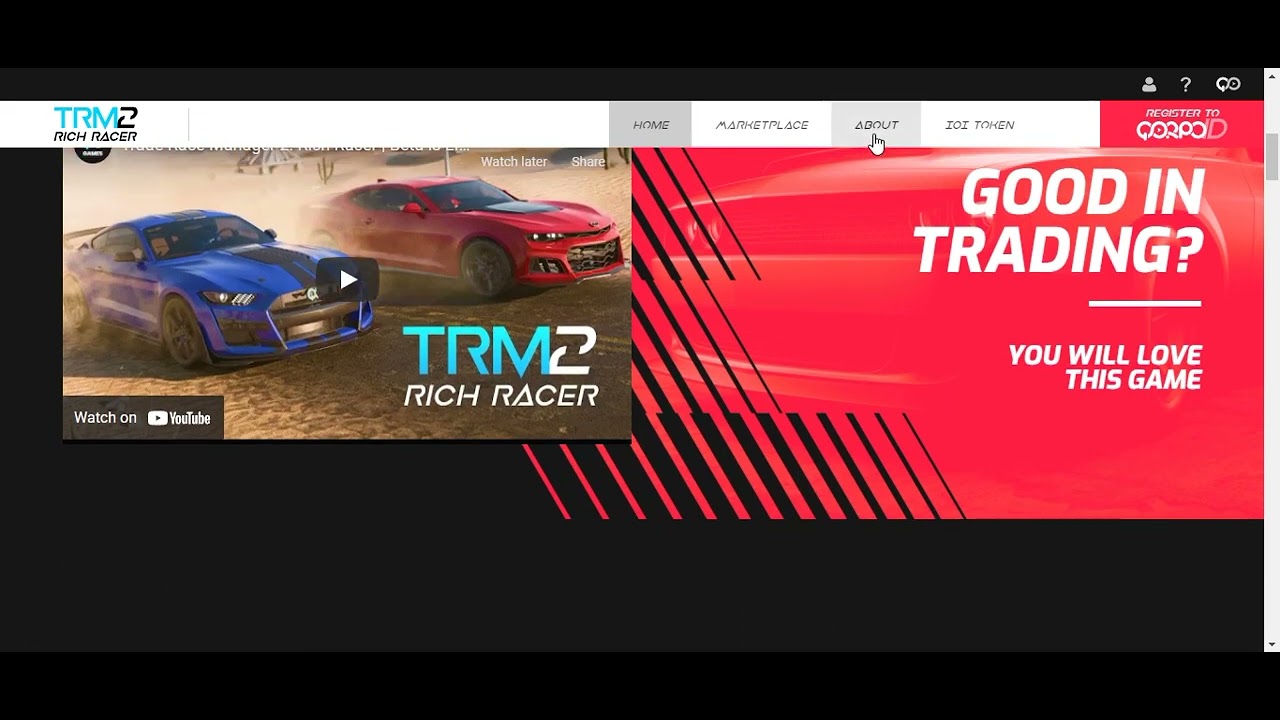 TRM 2 we came up with a brand new racing experience