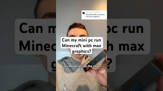 Can my mini pc run Minecraft? #pc #gamingpc #minecraft #techfacts #techtok