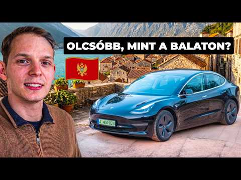 Teslával Montenegróba🥶 Végigmentem, hogy neked NE kelljen
