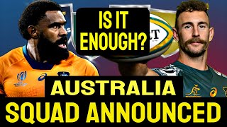 Looking For Redemption! | Australia Squad Selection | Rugby Championship Game 2 | Reaction