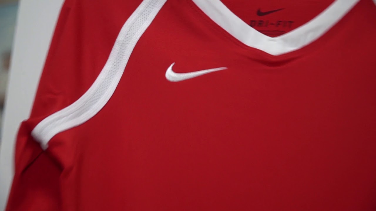 Nike dri fit volleyball youth small & medium red top