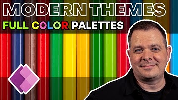 Power Apps Modern Themes & Creating a Full Color Palette 🎨🖌️