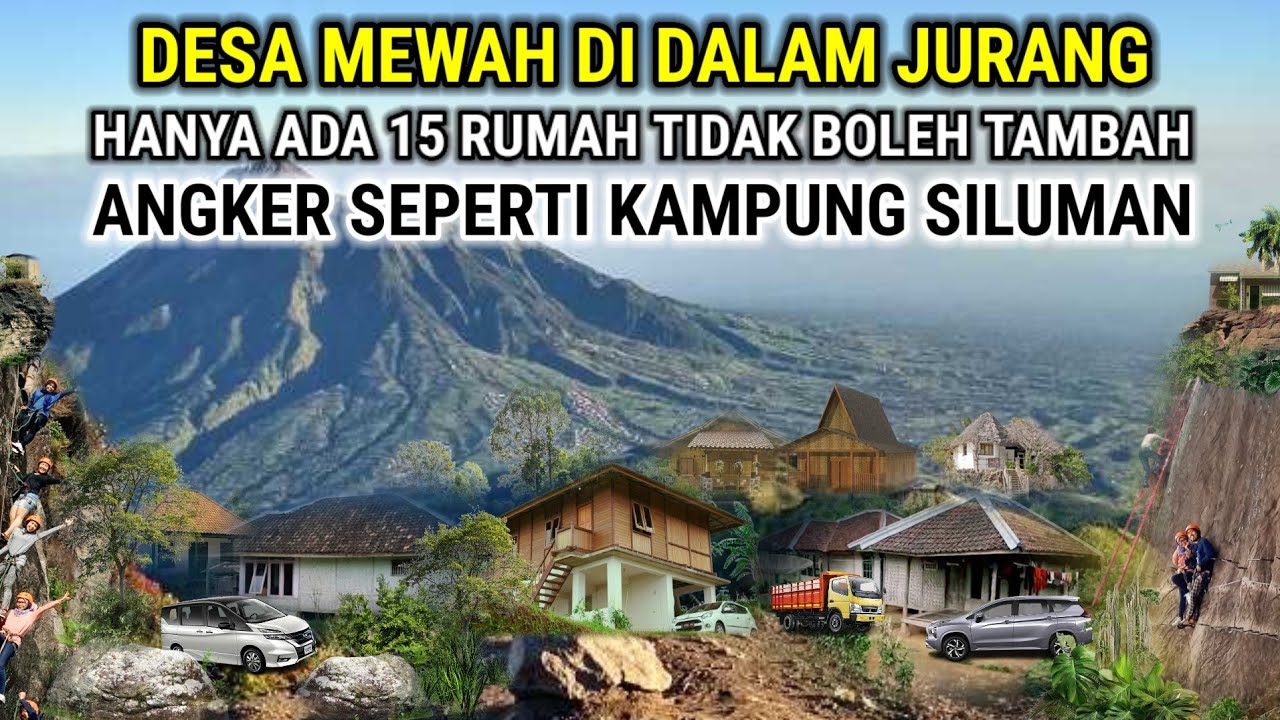 Ngeri !! Kampung Mewah Didalam Jurang Hanya Dihuni 15 Rumah Terasa Angker Seperti Kampung Siluman