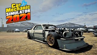 Finding Ken Block's HOONICORN V2 in a Junkyard!!! HOONIGAN Rebuild | Car Mechanic Simulator 2021 screenshot 4