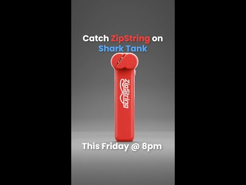 See ZipString on SHARK TANK this Friday at 8pm on ABC! #sharktank #zipstring