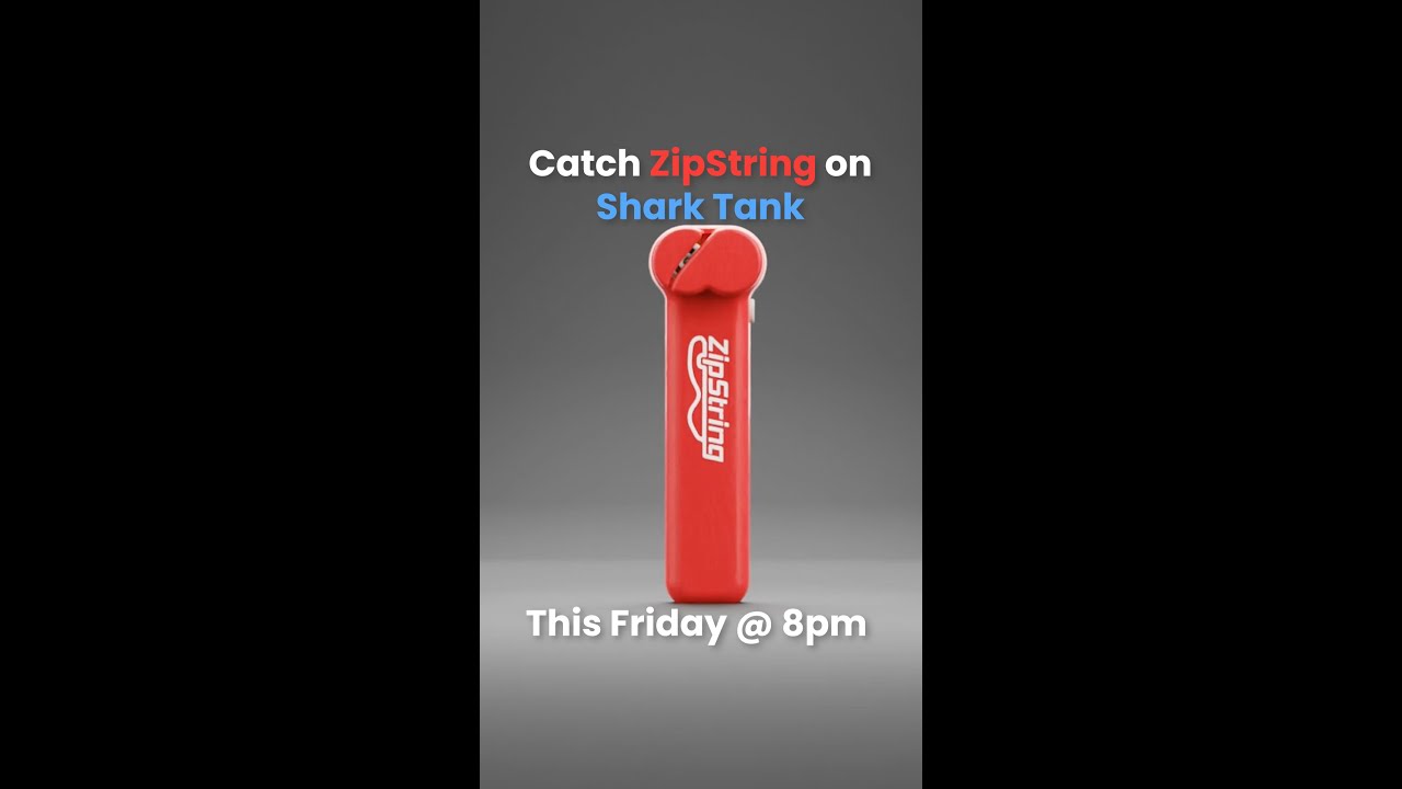 See ZipString on SHARK TANK this Friday at 8pm on ABC! 