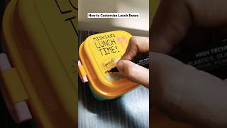 DIY Customized Lunch Boxes #trending #shorts #viral #ytshorts