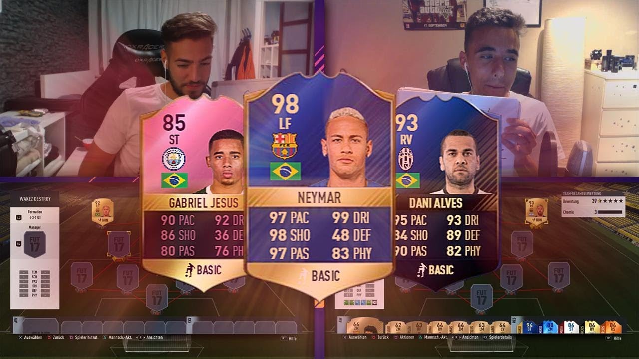 OMG!😱 NEYMAR vs MESSI SQUAD BUILDER SHOWDOWN vs WAKEZ!! FIFA 17 ULTIMATE TEAM🔥😱😈