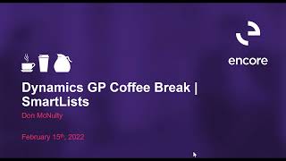 SmartLists in Dynamics GP Net Worth