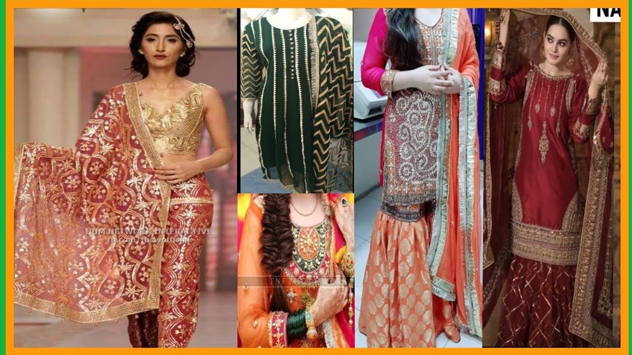 gota dress designs/gota work/gota patti design/ bridal gota/beautiful dress designs YouTube