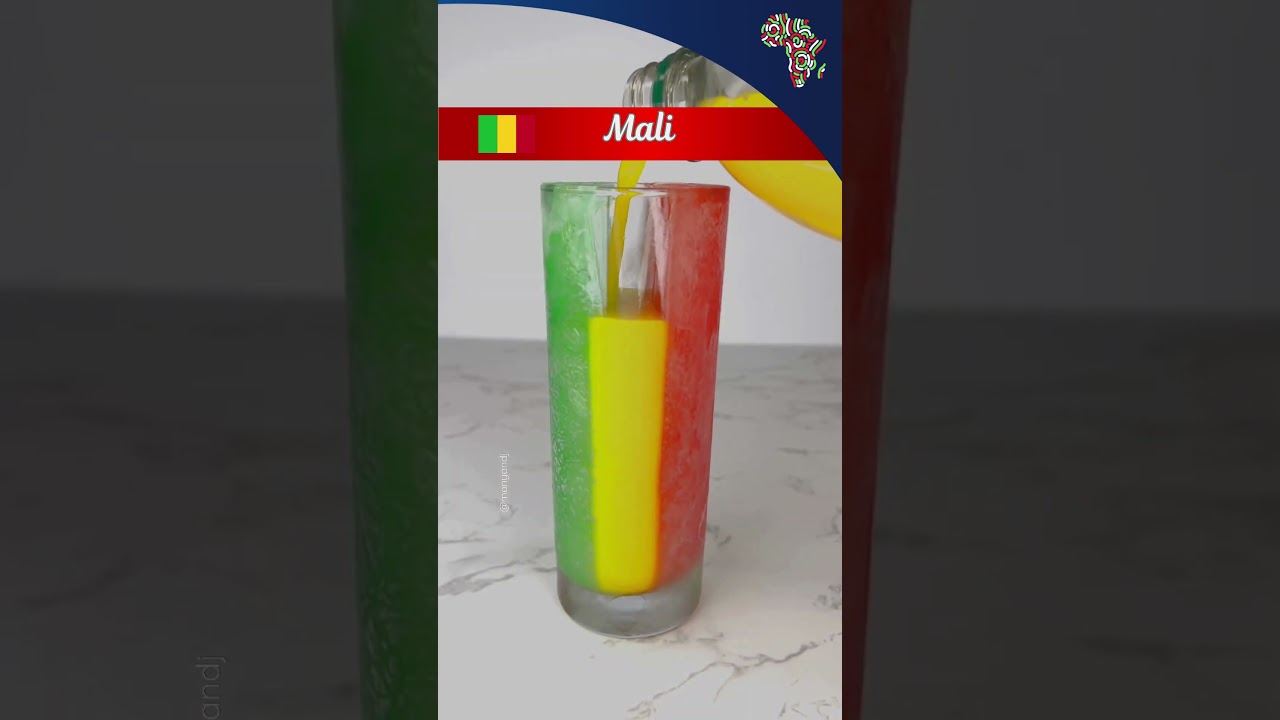 Part 3 - Creative Drinks with African National Flags 