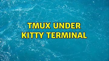 Tmux under Kitty terminal
