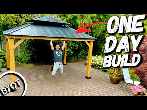 Video: Brick gazebo: types, projects, photos