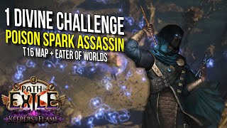 Decent! Poison Spark of the Nova Assassin - 1 Divine Challenge | PoE 3.27 Keepers of the Flame