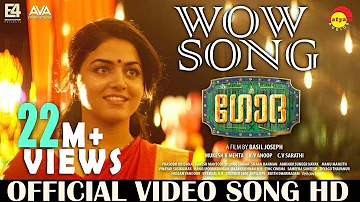 Wow Song Official Video HD | Godha | Wamiqa | Tovino | Aju Varghese | Basil Joseph | Shaan Rahman