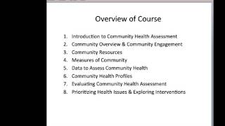 Intro Community Health Assessment_UNE_Mod-1.1