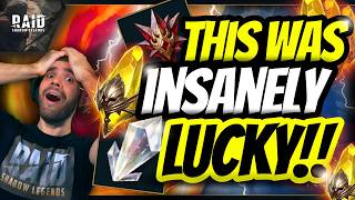 🤯 THE CHAMP CHASE LUCK WAS ABSOLUTELY INSANE! Raid Shard Opening! 😱