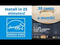 How to install new kitchen light without electrical connection in center Energy Star rated