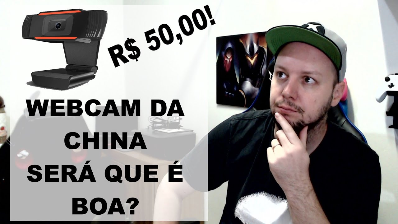Testando uma webcam 1080 da China. Será que vale a pena?