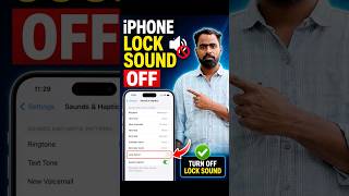 iPhone lock sound kaise off kare | How to disable iPhone lock sound | Tech Frack #iphonetips #shorts