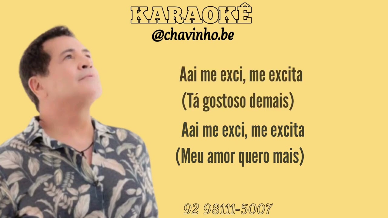 Aí, QUE LOUCURA VOCÊ É - BETO BARBOSA = KARAOKÊ (playback original) com backing-vocal