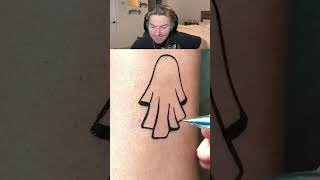 How To Draw a Ghost Tattoo 😳