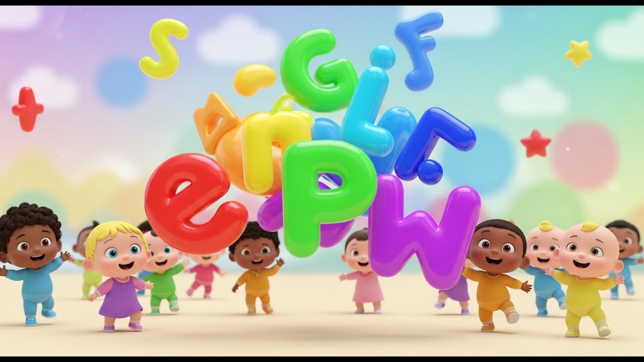 ABC Alphabet Song 🎵 Fun & Educational Nursery Rhyme for Babies, Toddlers & Preschool Kids