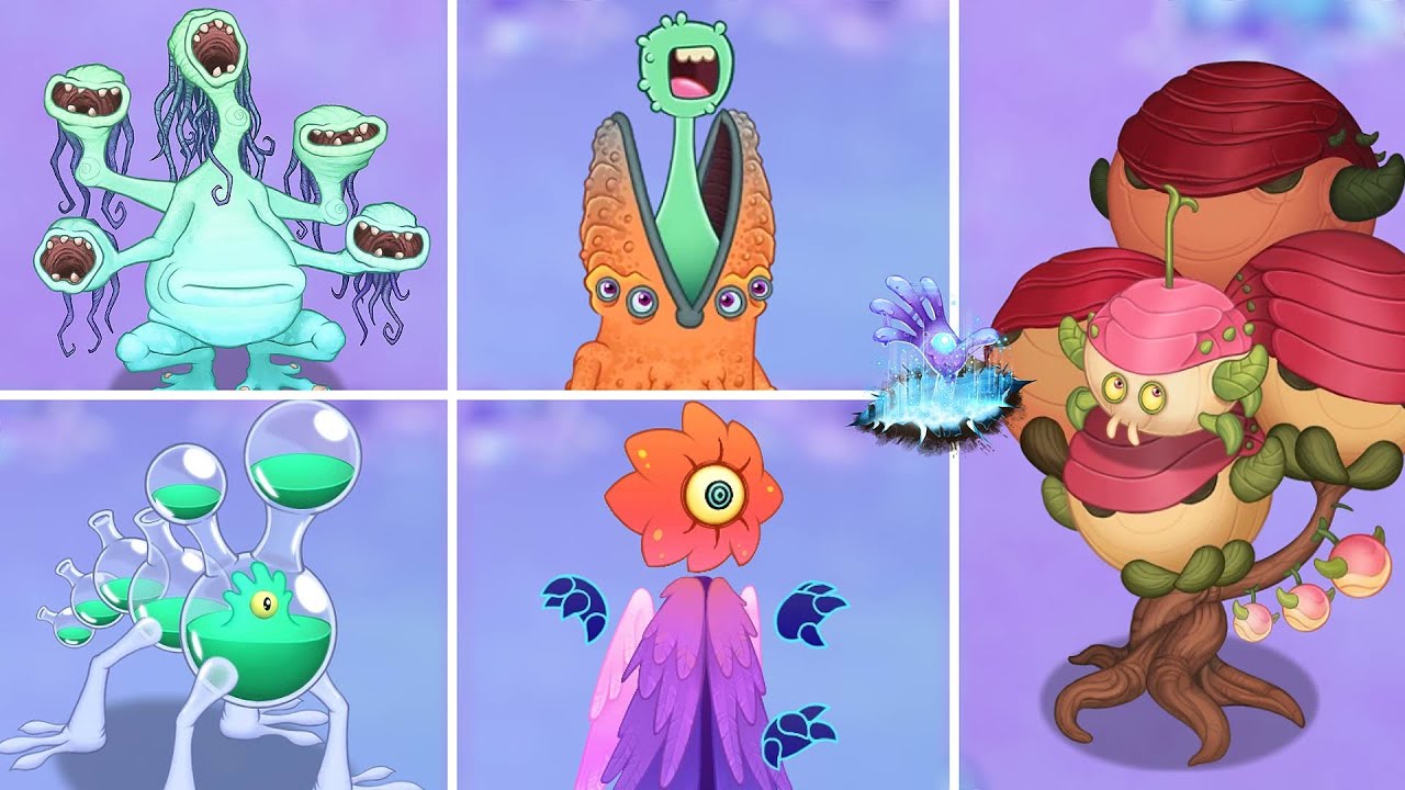 Plasma Islet - All Monsters Sounds & Animations | My Singing Monsters ...