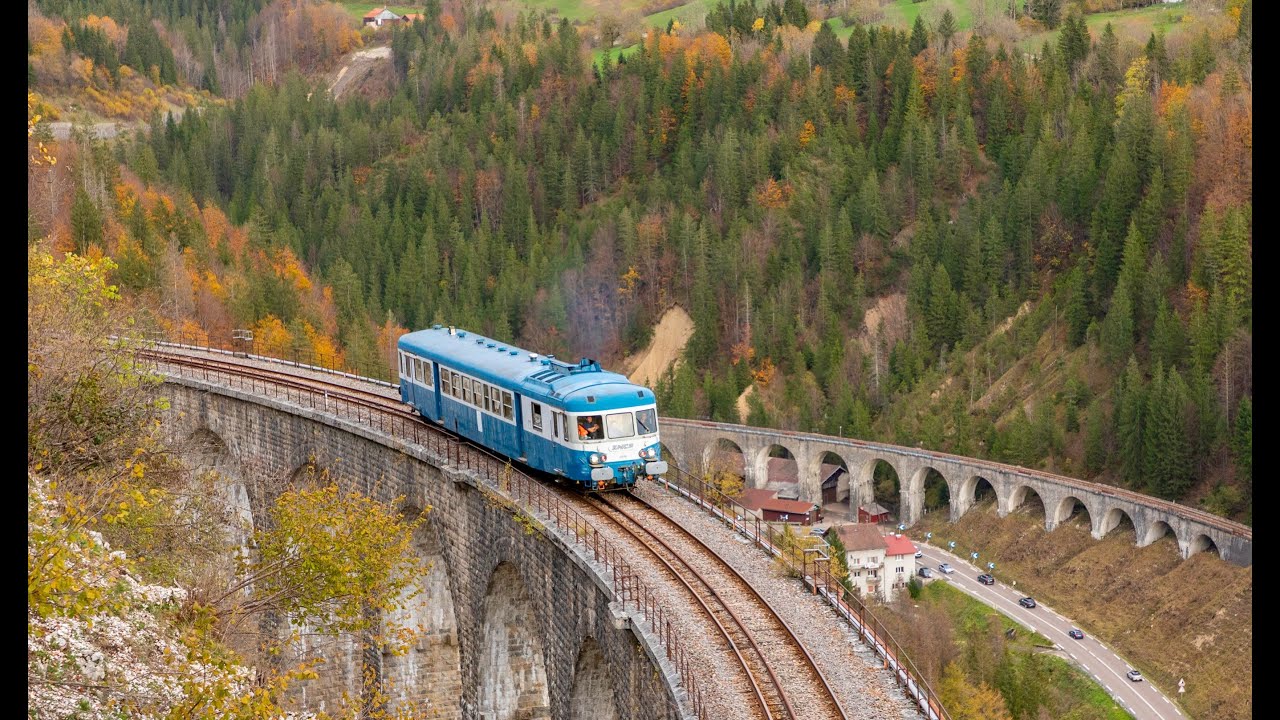 Voyage en X2800 pour Morez sur la ligne des Hirondelles