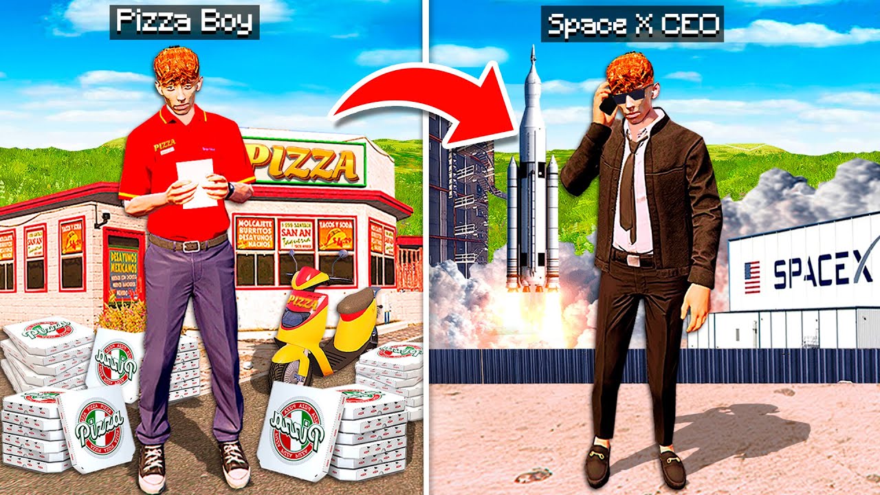 Switching Lives With ELON MUSK In GTA 5!