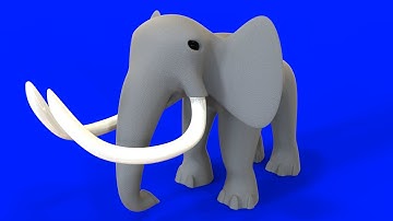 Cartoon elephant modeling tutorial by maddy in 3d maya