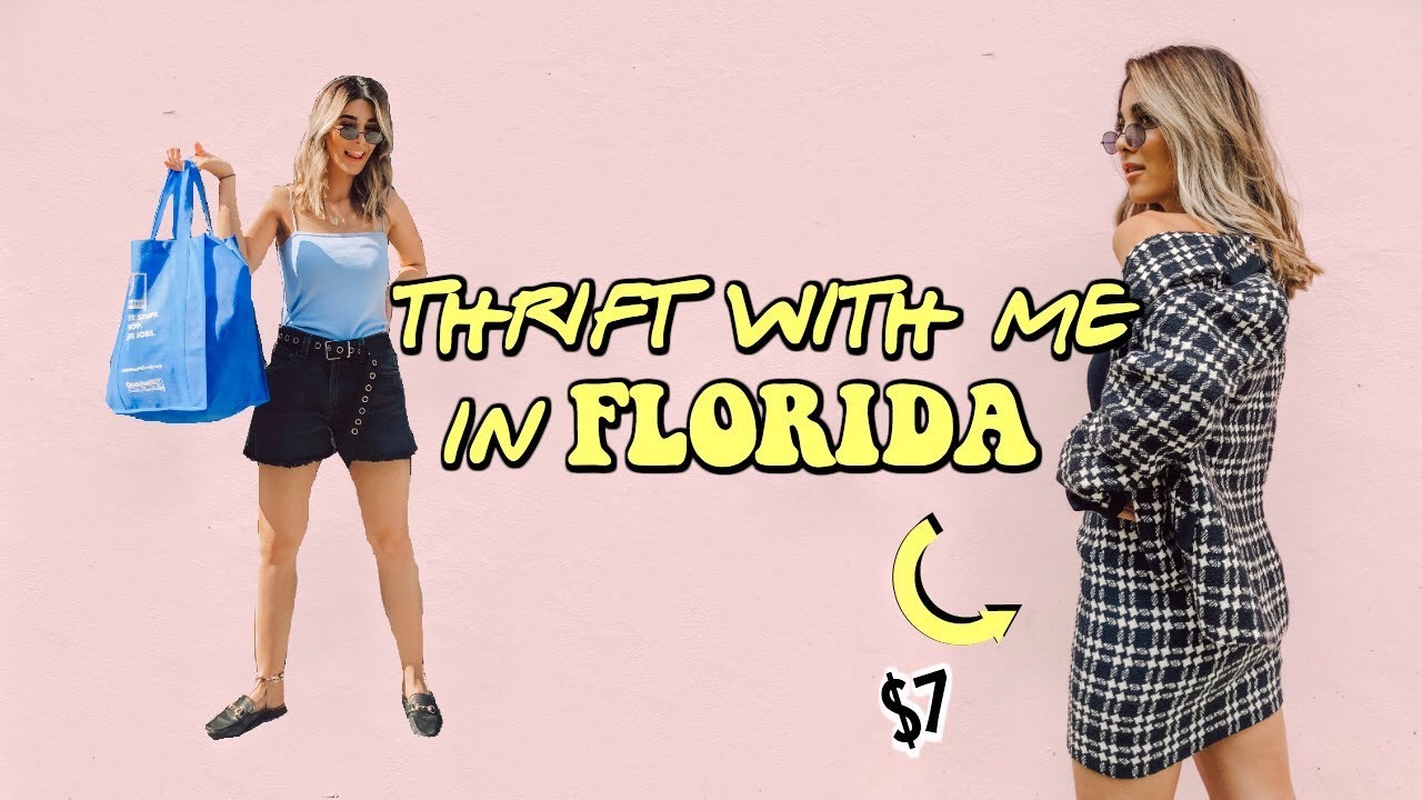 thrift with me in FLORIDA ☆ Goodwill THRIFT HAUL - YouTube