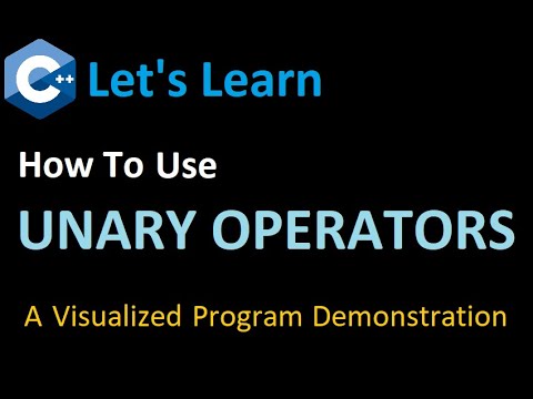 Let's Learn how to use Unary Operators in C++, with Program ...
