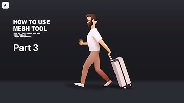 How to use Gradient Mesh Tool in Illustrator | Part 3