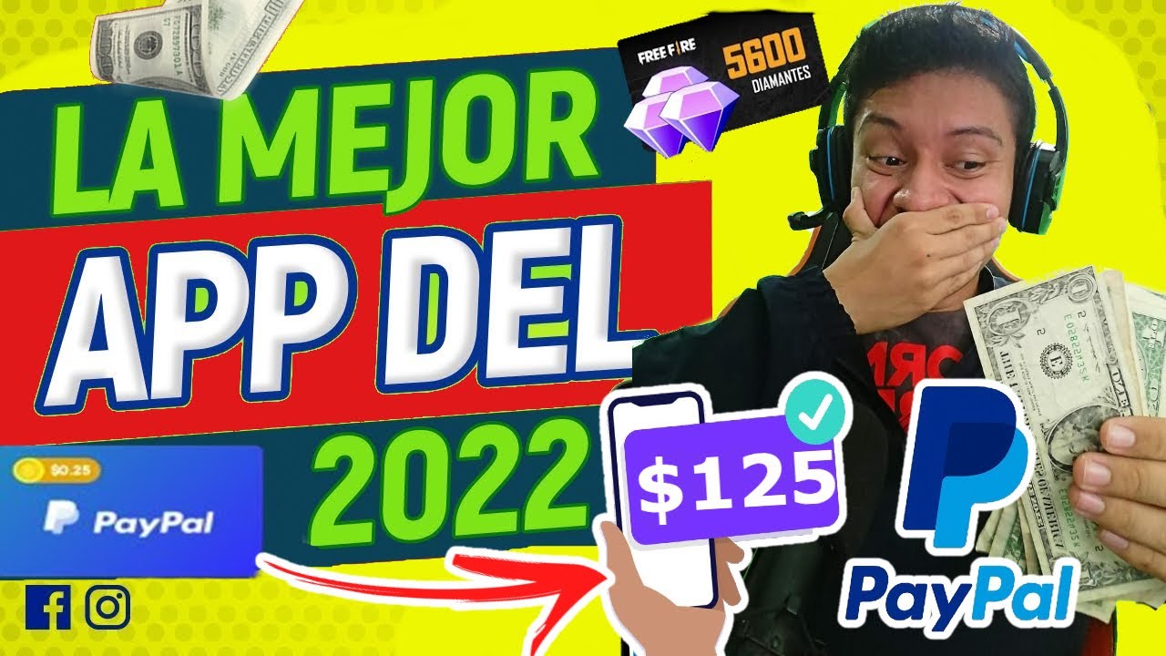 📲 La mejor aplicación para ganar dinero para PayPal 2022 💥 App GRATIS