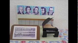 かんたんポップアップカード４６ 学校の音楽室 作り方 Youtube