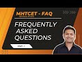 #mhtcet Frequent Asked Questions Part 1. | #engineering #admission #maharashtra