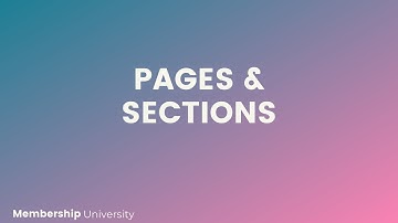 Carrd Pages and Sections