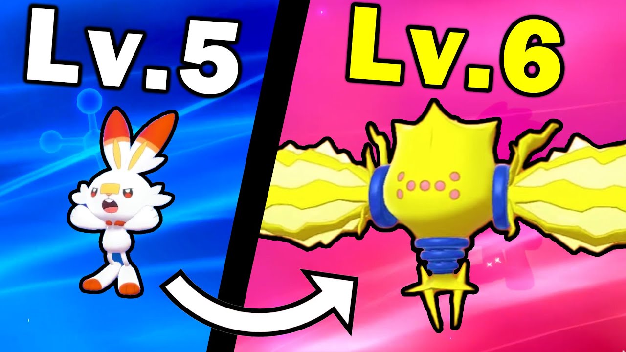 《寶可夢 盾》，但它們每升一級，就會隨機進化