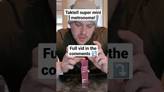 taktell super mini metronome, keeping time with music see full video