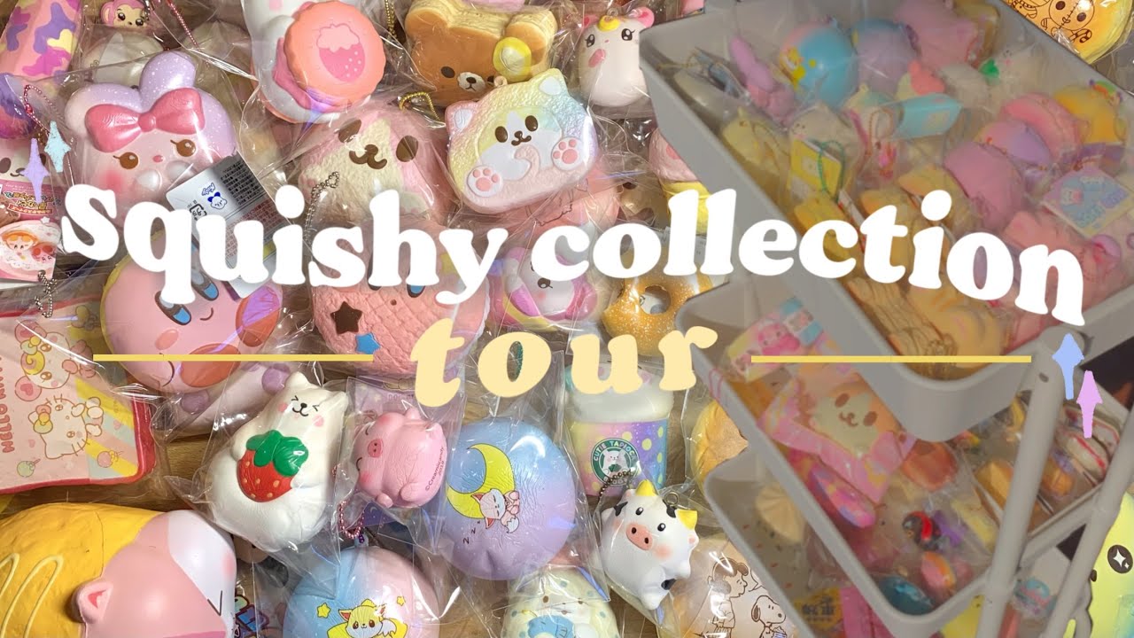 squishy collection tour 🧚‍♀️ || 2020 + asmr 🤍 ─ ibloom, punimaru, sanrio, yumeno, poli