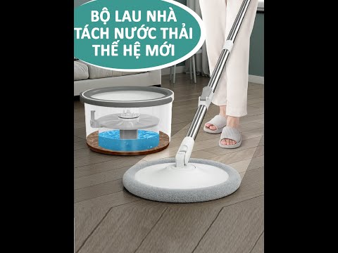 Video Hướng Dẫn Sử Dụng Bộ Lau Nhà Tách Nước Thải Thế Hệ Mới - youtube