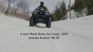 Picked up a new Work Horse for Camp....2023 Yamaha Kodiak 700 SE